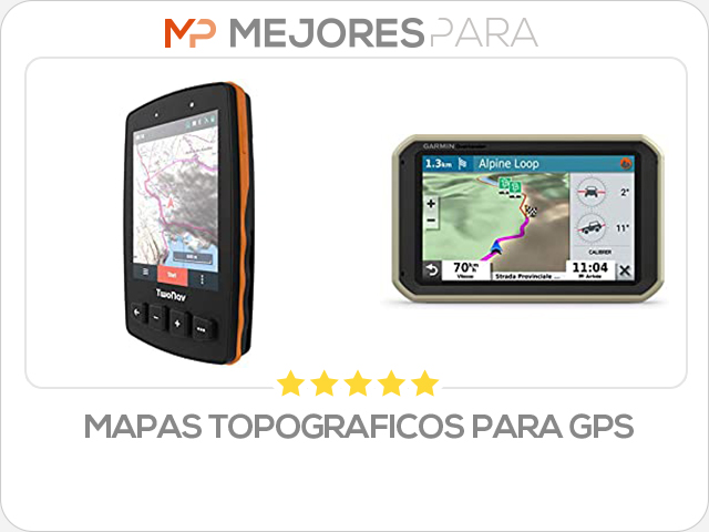 mapas topograficos para gps