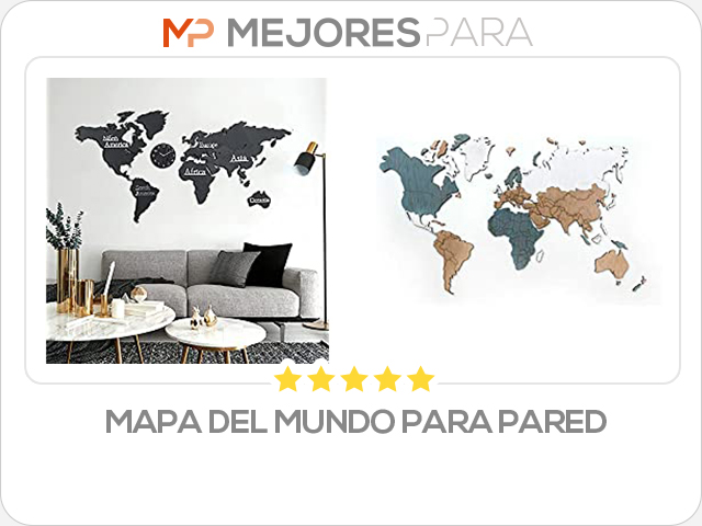 mapa del mundo para pared