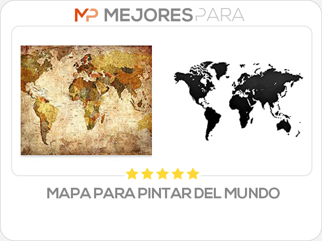 mapa para pintar del mundo