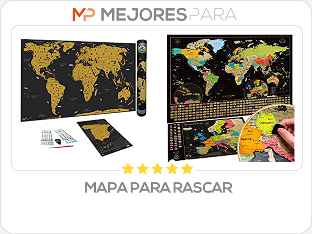 mapa para rascar