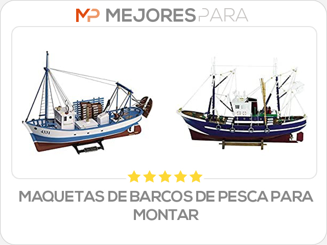 maquetas de barcos de pesca para montar