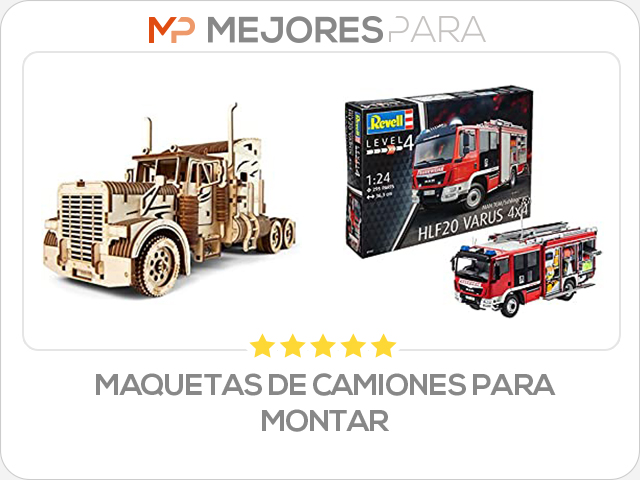 maquetas de camiones para montar