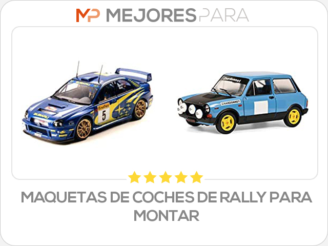 maquetas de coches de rally para montar