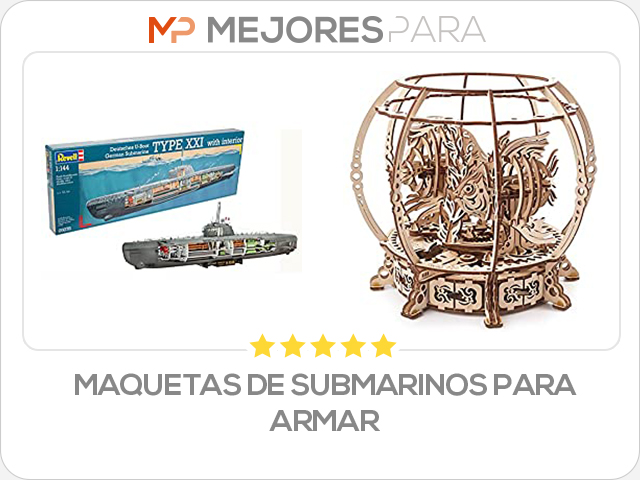 maquetas de submarinos para armar