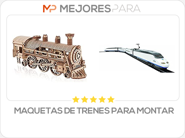 maquetas de trenes para montar