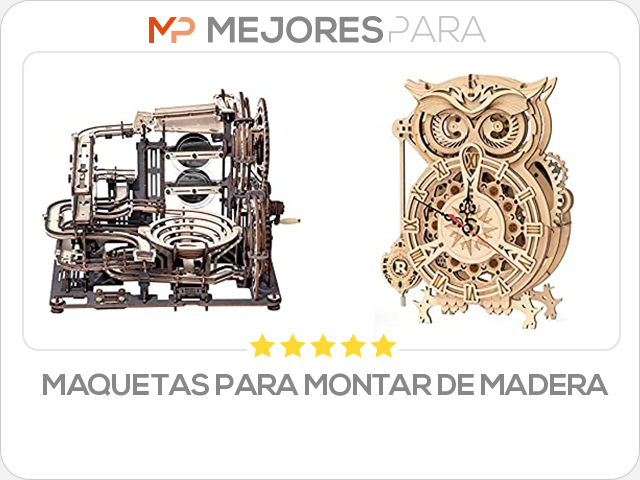 maquetas para montar de madera