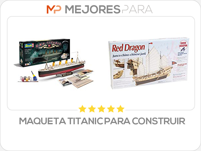 maqueta titanic para construir