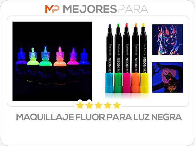 maquillaje fluor para luz negra