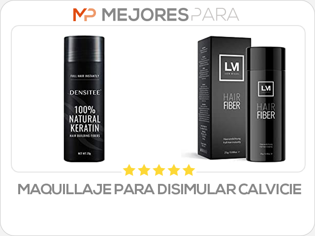 maquillaje para disimular calvicie