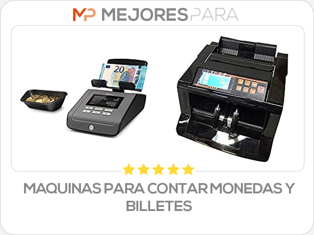 maquinas para contar monedas y billetes