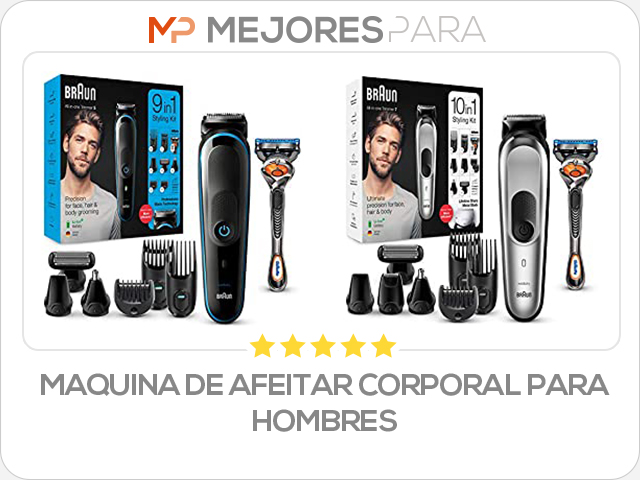 maquina de afeitar corporal para hombres