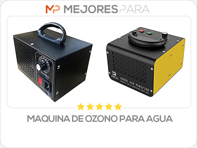 maquina de ozono para agua