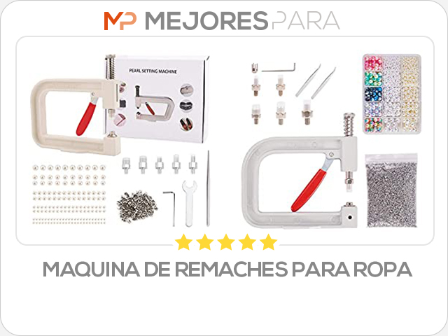 maquina de remaches para ropa