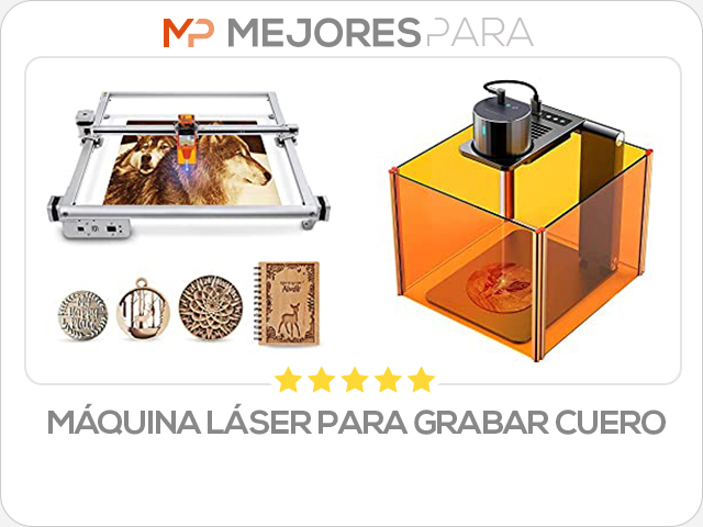 máquina láser para grabar cuero