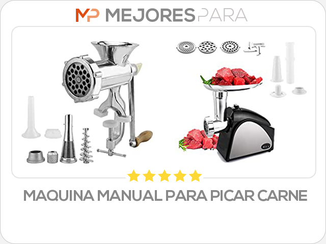 maquina manual para picar carne