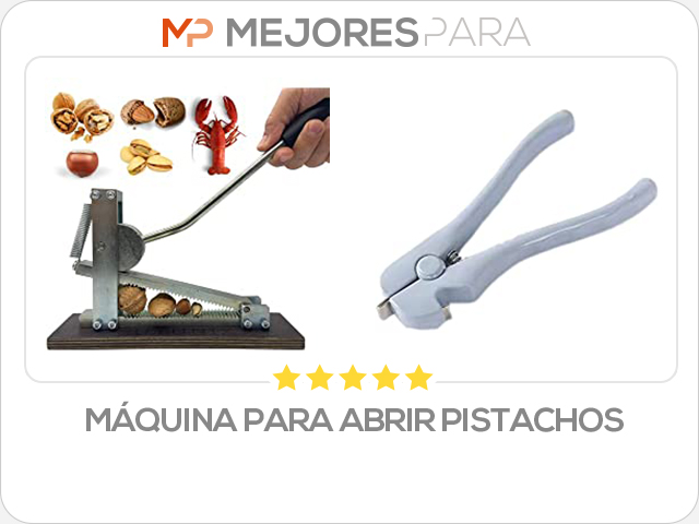 máquina para abrir pistachos