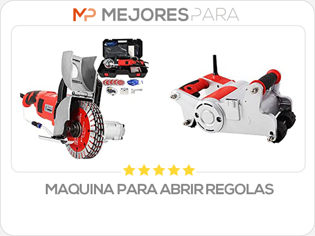 maquina para abrir regolas