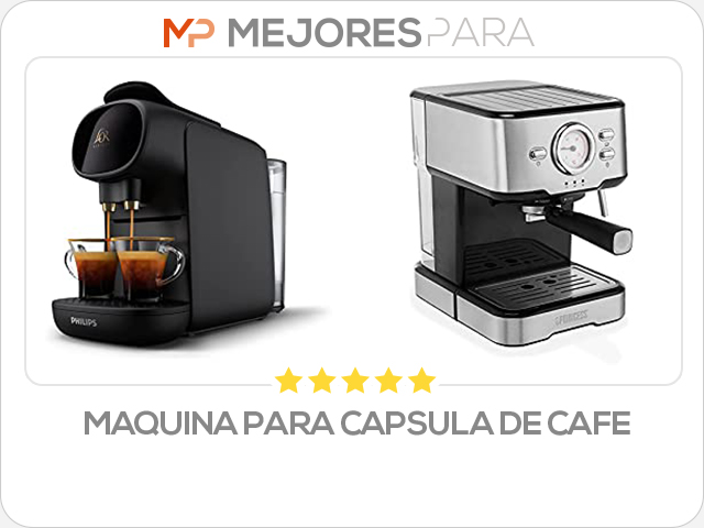 maquina para capsula de cafe