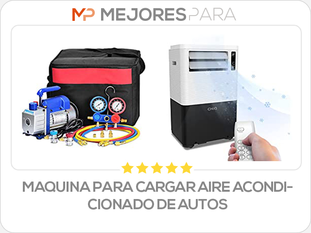 maquina para cargar aire acondicionado de autos