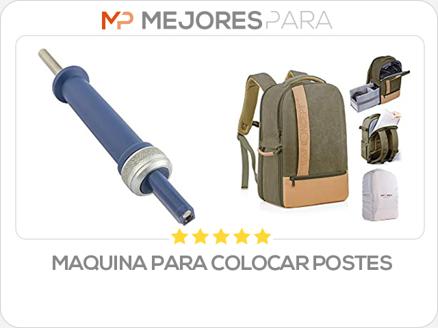 maquina para colocar postes