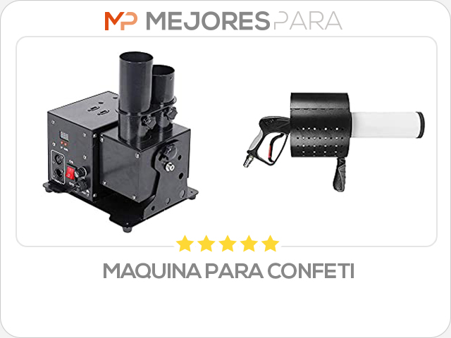 maquina para confeti