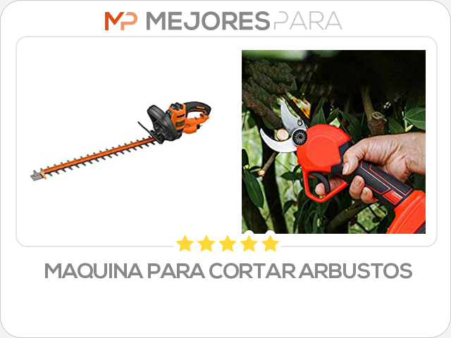 maquina para cortar arbustos