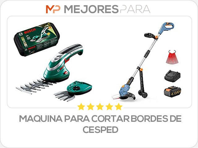 maquina para cortar bordes de cesped