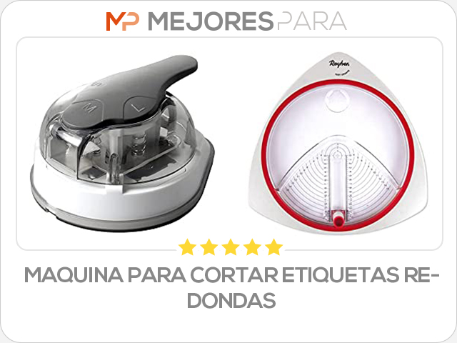 maquina para cortar etiquetas redondas