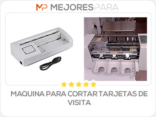 maquina para cortar tarjetas de visita