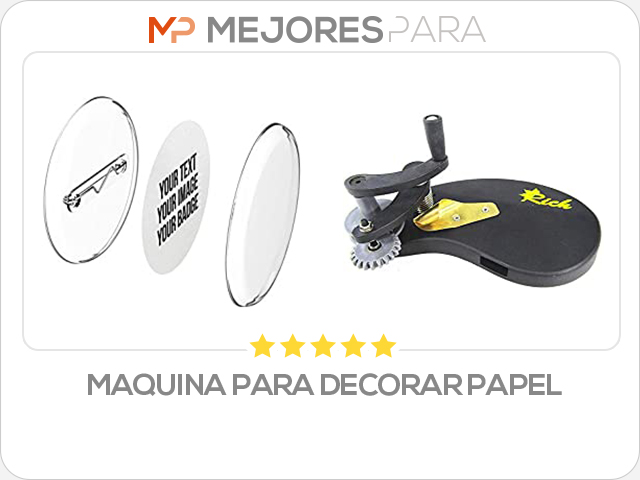 maquina para decorar papel