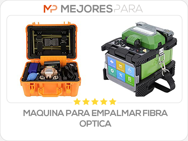 maquina para empalmar fibra optica