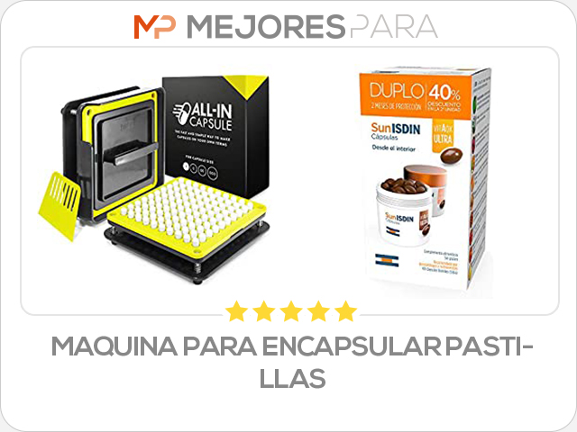 maquina para encapsular pastillas