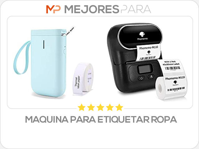 maquina para etiquetar ropa