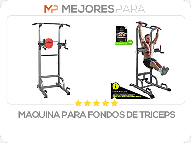 maquina para fondos de triceps