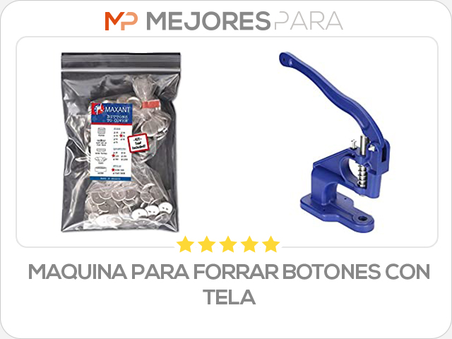 maquina para forrar botones con tela