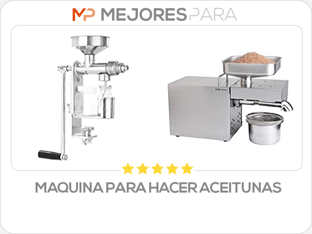 maquina para hacer aceitunas