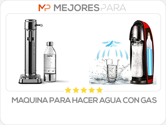 maquina para hacer agua con gas