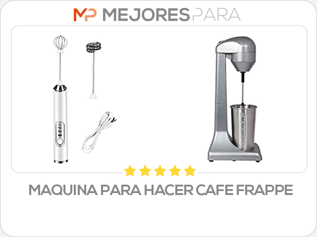 maquina para hacer cafe frappe