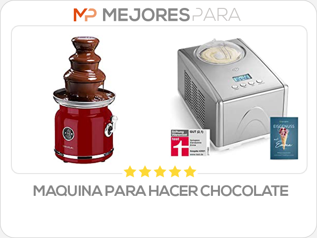 maquina para hacer chocolate