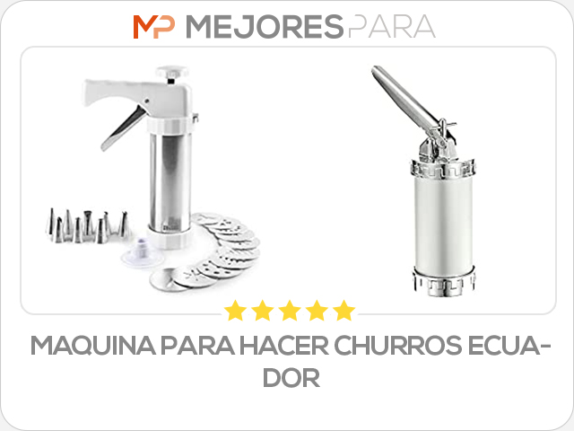 maquina para hacer churros ecuador