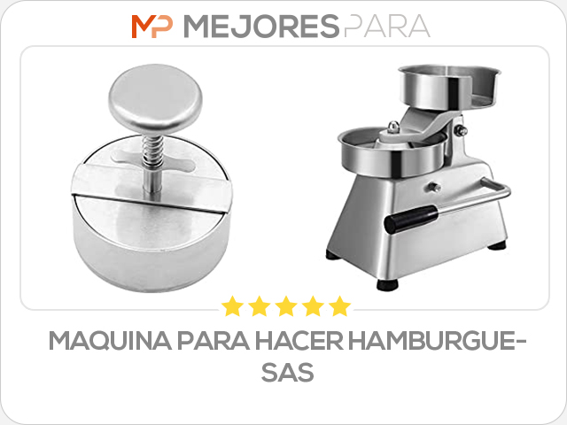 maquina para hacer hamburguesas