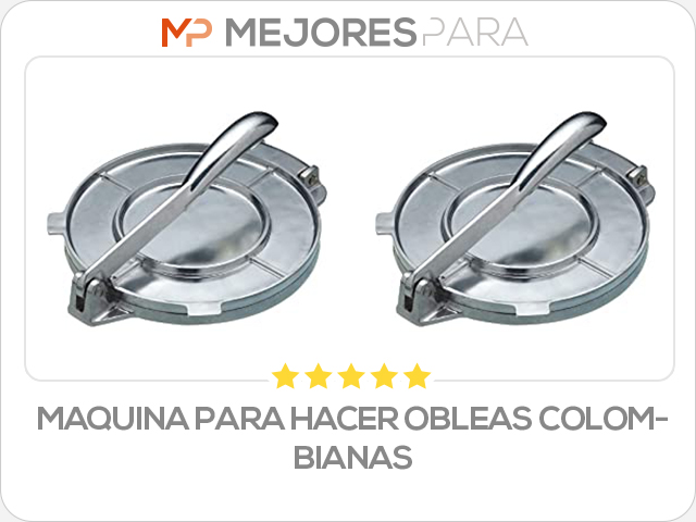 maquina para hacer obleas colombianas