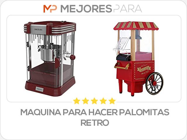 maquina para hacer palomitas retro