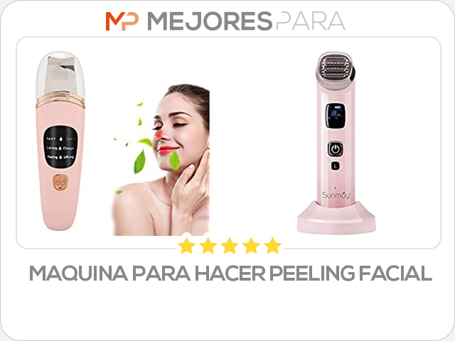 maquina para hacer peeling facial