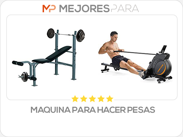 maquina para hacer pesas