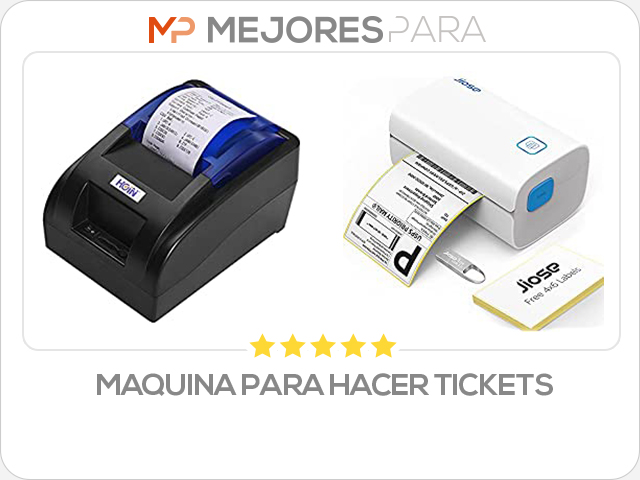 maquina para hacer tickets