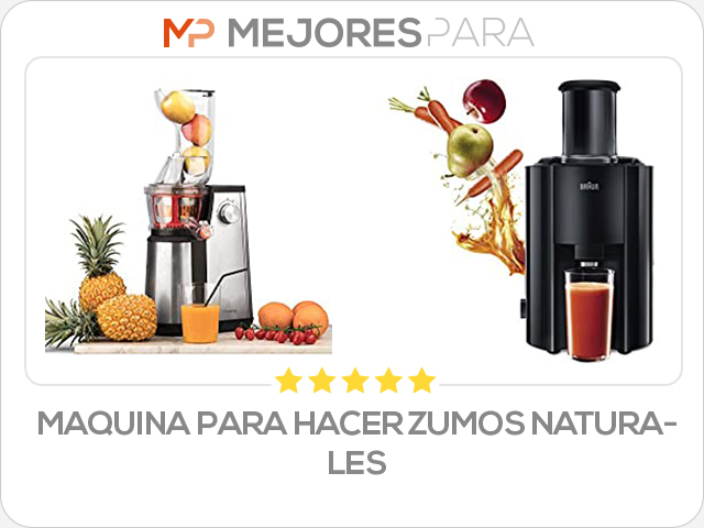 maquina para hacer zumos naturales