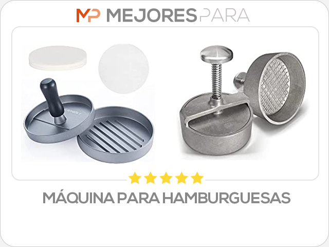 máquina para hamburguesas