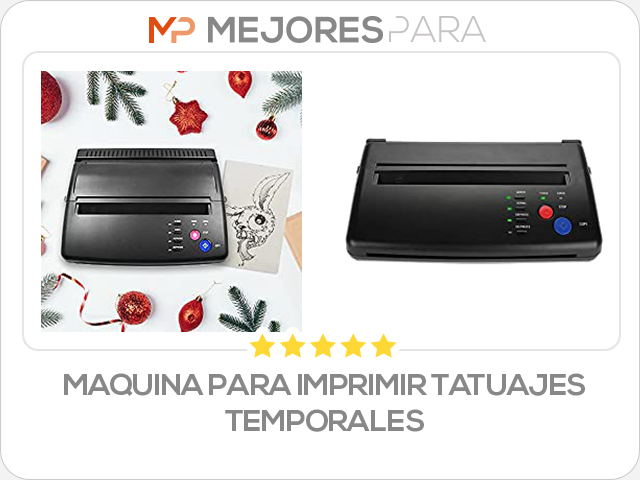 maquina para imprimir tatuajes temporales