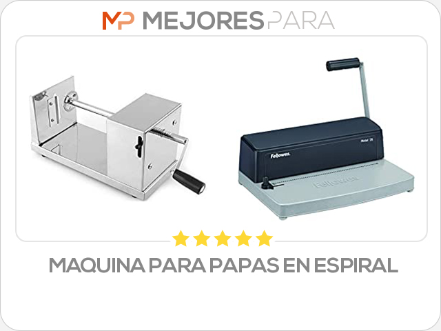 maquina para papas en espiral